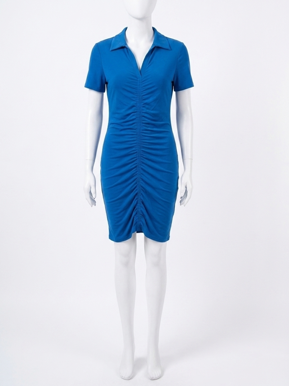 NEW JOSEPH RIBKOFF a-line polo dress in blue